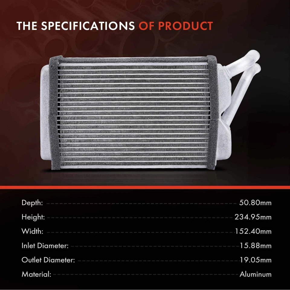 Núcleo de calefacción de climatización para Chevy Brookwood Caprice Chevelle Impala Buick GMC Pontiac Foto 3 de 4