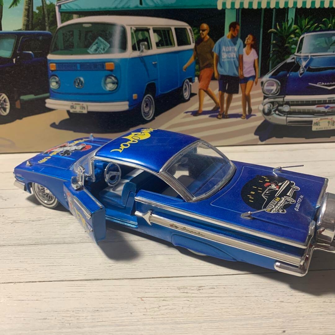 Jadatoys Felix Chevrolet Impala Lowrider 1/24 scale Minicar Blue