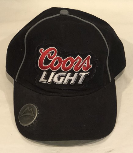 Coors Light Beer Bottle Opener On Hat 