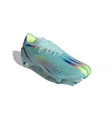 Adidas X Speedportal.1 SG Soccer Cleat Boots Clear Aqua Red