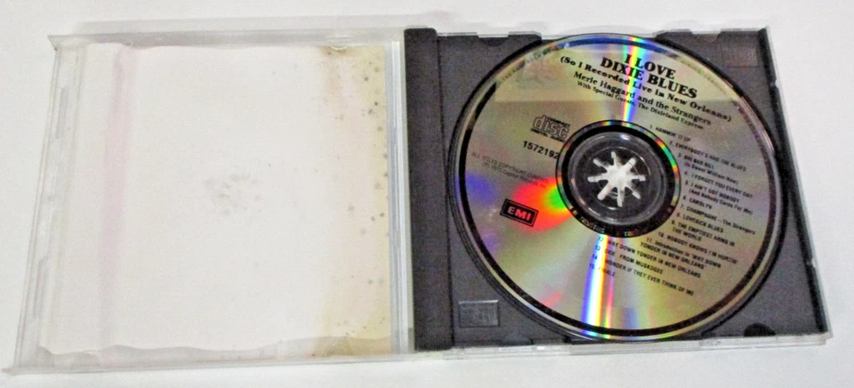 I Love Dixie Blues, Live in New Orleans - Merle Haggard and the Strangers - CD - Image 2 of 3