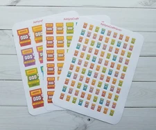 Slot Machine, Casino Planner Stickers- Perfect For Any Planner- Erin Condren