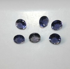 Natural Purple Iolite 6mm Faceted Round Loose Gemstone s