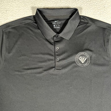 Nike Shirt Mens XXL Black Golf Polo Performance Stretch Dri-Fit Casual Preppy