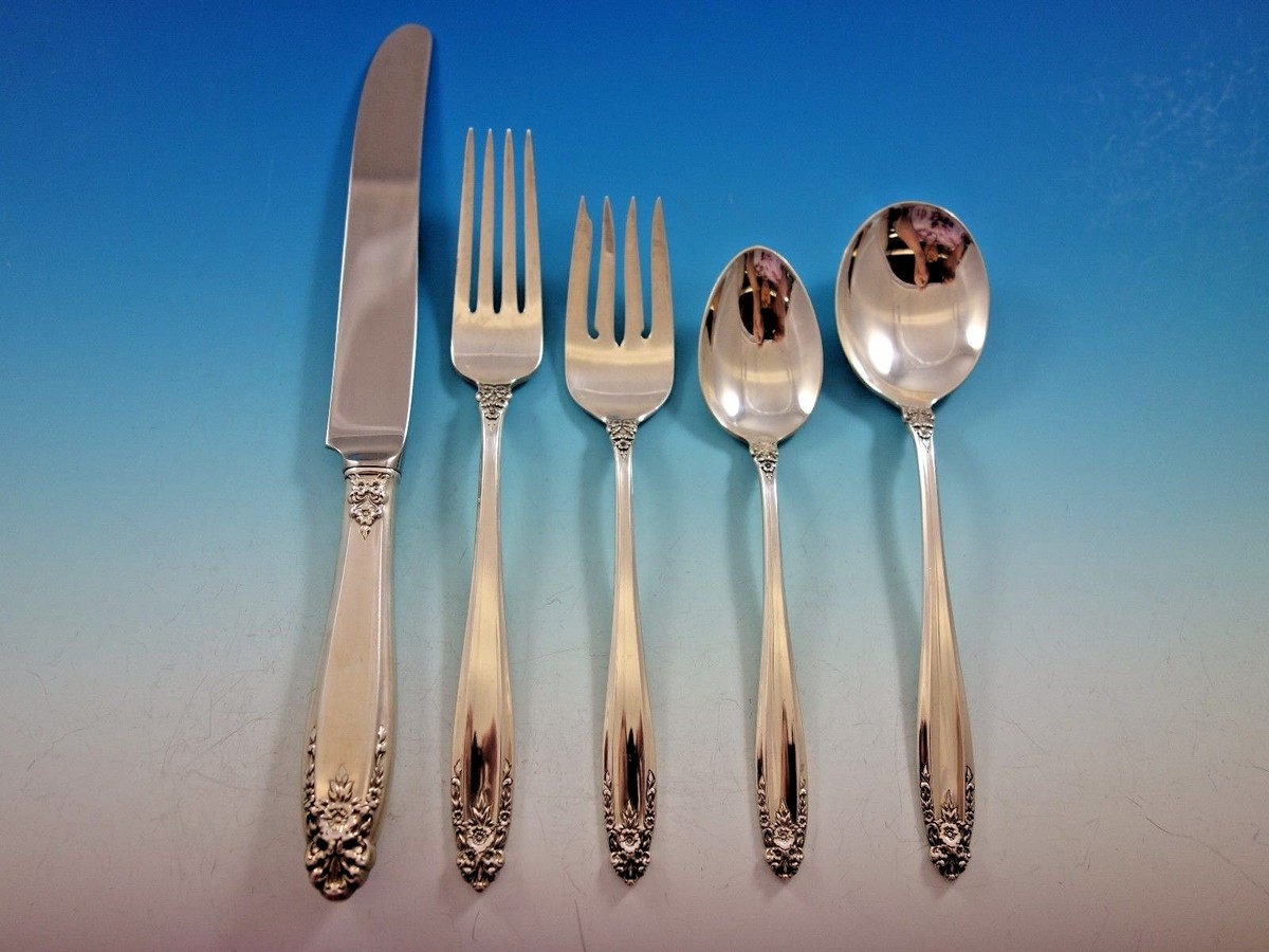 Prelude by International Sterling Silver Flatware Set Service 40