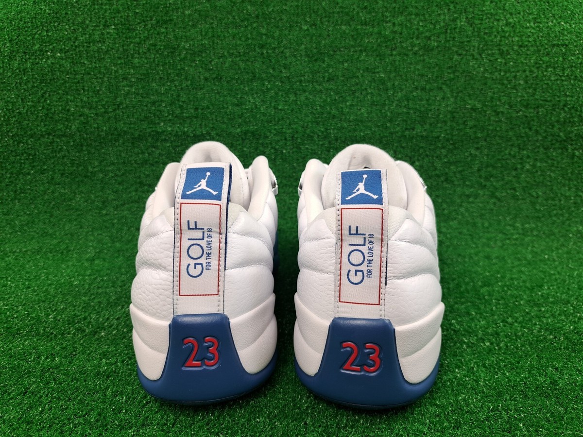 Air Jordan XII 12 Low French Blue Golf Shoes Mens Size 5 - Women's