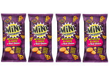 Jacob's Mini Cheddars Cheddar & Red Onion Baked Snacks 6 x 23g  PACK OF 4