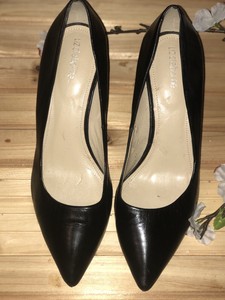 black pointed heels 3 inch