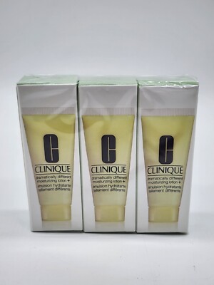 Clinique Mini Dramatically Different Moisturizing Lotion .5oz/15ml [3 pack NIB]