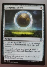 Damping Sphere Dominaria Uncommon Colorless Artifact MTG