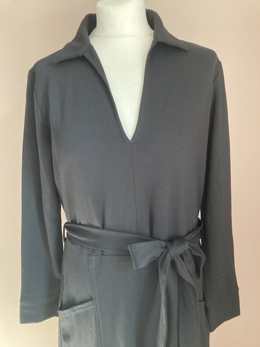 Vestido utilitario White Company talla 14 negro manga larga - Imagen 2 de 6