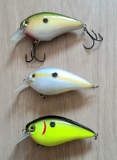 KD1.5 Strike King Cbait Set of 3 Hard Lures Fishing Lure