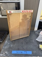 Vintage Vermont American Router Bits Display Case