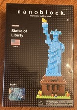 Nanoblock Statue of Liberty Micro-Sized Building Block Construction Toy New 