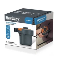 AIR PUMP 110-120V w/ 3 Valve Adapters  Deflation Valve