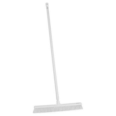 VIKAN  Push Broom,59.1 in,White Bristle 818J05