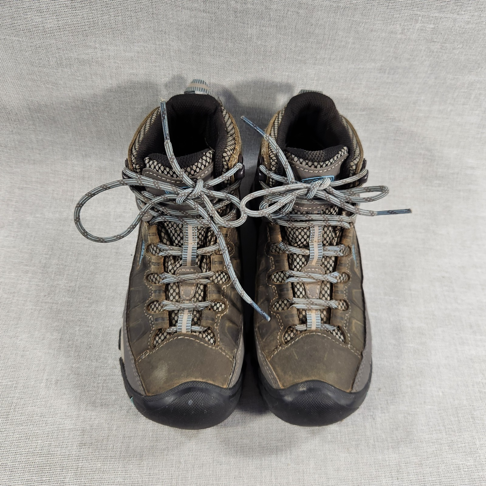 Stivali da trekking Keen Targhee III Mid impermeabili da donna misura 6 5 pelle marrone pizzo