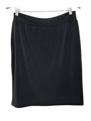 Clara Sun Woo Fluid Knit Pencil Skirt Women s Size L Pull On Lightweight Stretch