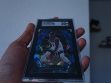 2022-23 Panini Select - Premier Level Anthony Edwards #146 Blue Cracked Ice...