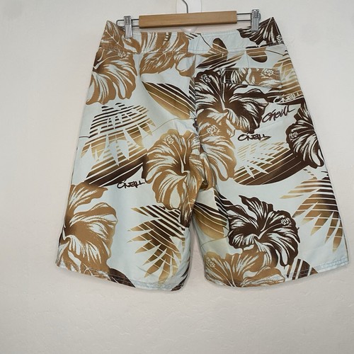 Pantaloncini O'Neill uomo taglia 33 marrone tropicale spiaggia surf nuoto relax vacanze - Foto 2 di 9