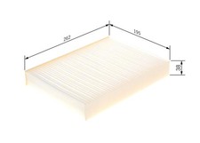 Innenraumfilter BOSCH 1 987 435 082 Partikelfilter für OPEL RENAULT VIVARO X82 3