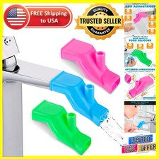 3-piece Silicone Faucet Extender Set - Fun Colors  Hassle-Free Installation