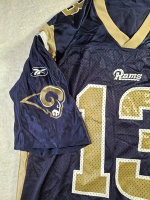 Reebok NFL St. Louis Rams Kurt Warner #13 Replica Jersey Men's XL