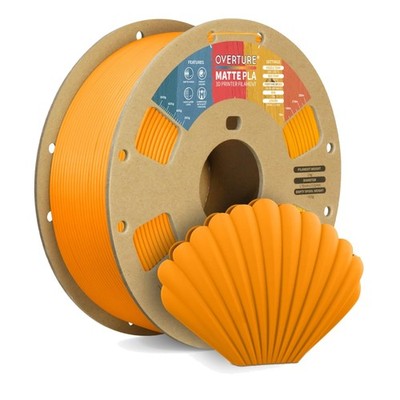 Mattes PLA Filament Orange 1.75mm 1kg 3D Drucker Spule +/- 0.02mm