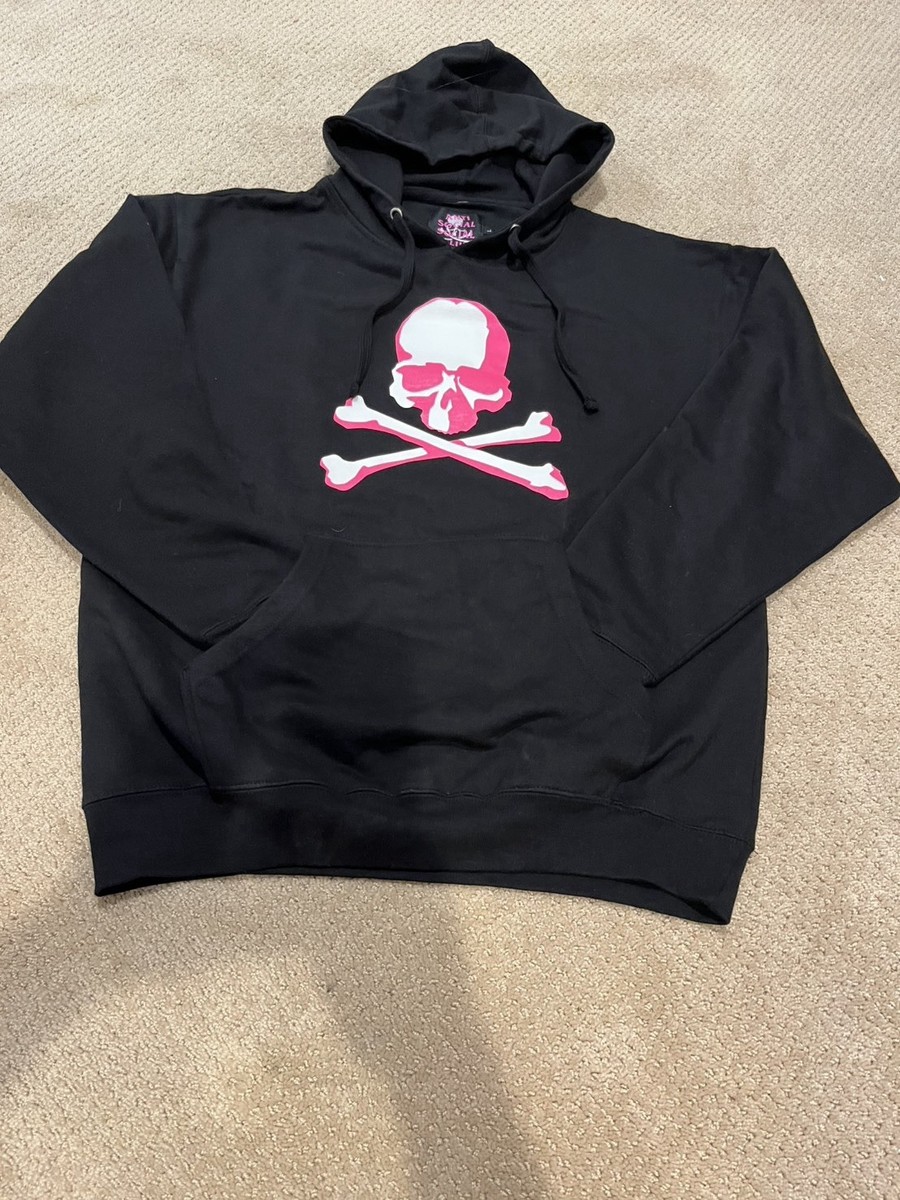 ANTI-SOCIAL CLUB x MASTERMIND JAPAN Black Cotton SKULL HOODIE