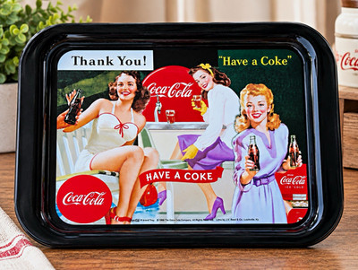 Set of 5 Coca-Cola Popular  Have a Coke  Reproduction Serving Trays 1999 