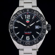 TAG Heuer Formula 1 WAZ1110 Black Dial 41mm Quartz Men's Watch + Box & Papers