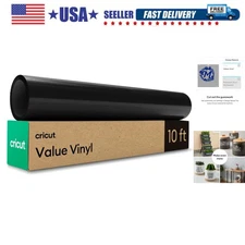 Value Permanent Vinyl, Black 12 in x 10 ft