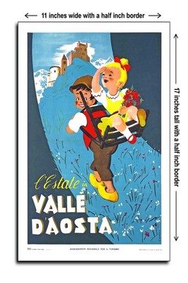 1954 Summer in Valle d'Aosta 2 - 11x17 Poster