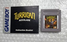 Turrican Nintendo Game Boy GB Authentic Cartridge & Manual Tested Working