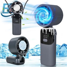 Portable Handheld Turbo Fan with Cold Compress for Outdoor Travel Working Gifts