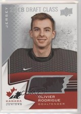 2020-21 Team Canada Juniors 2018 Draft Class Jerseys Olivier Rodrigue #92 0su0