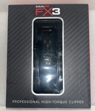 BaBylissPRO FX3 Professional High Torque Barber Clipper Black FXX3CB - E