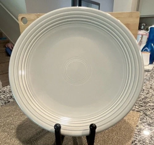 Fiesta Ware Gray Dinner Plate 10.5 Inch Replacement Homer Laughlin Lead Free