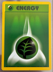 Pokemon TCG Base Set Grass Energy 99/102 Common