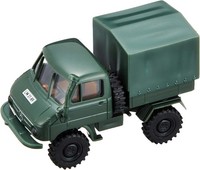 Herpa 746489 Mercedes Unimog U411 MilitäR-Lkw H0 1:87, GrüN, Mit OVP