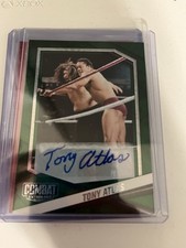 Tony atlas green Auto 2025 Panini Combat Anthology / 2 numbered Cards