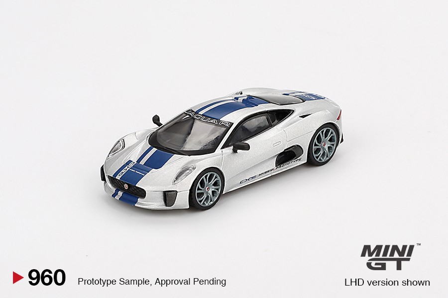 1/64 JAGUAR C-X75 SILVER (LHD) BLISTER PACKAGING MGT00960-BL
