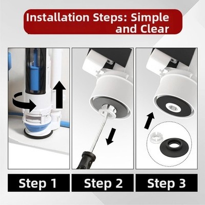 Toilet Drain Valve Silicone Seal Rings for Ideal Standard SV01967 Replacement