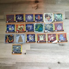 Vintage 1999 PokemonArtbox Stickers Lot of 17 Blastoise Arcanine Ash Holographic