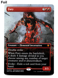 Fury (Borderless) #47 Special Guests Foil - MTG
