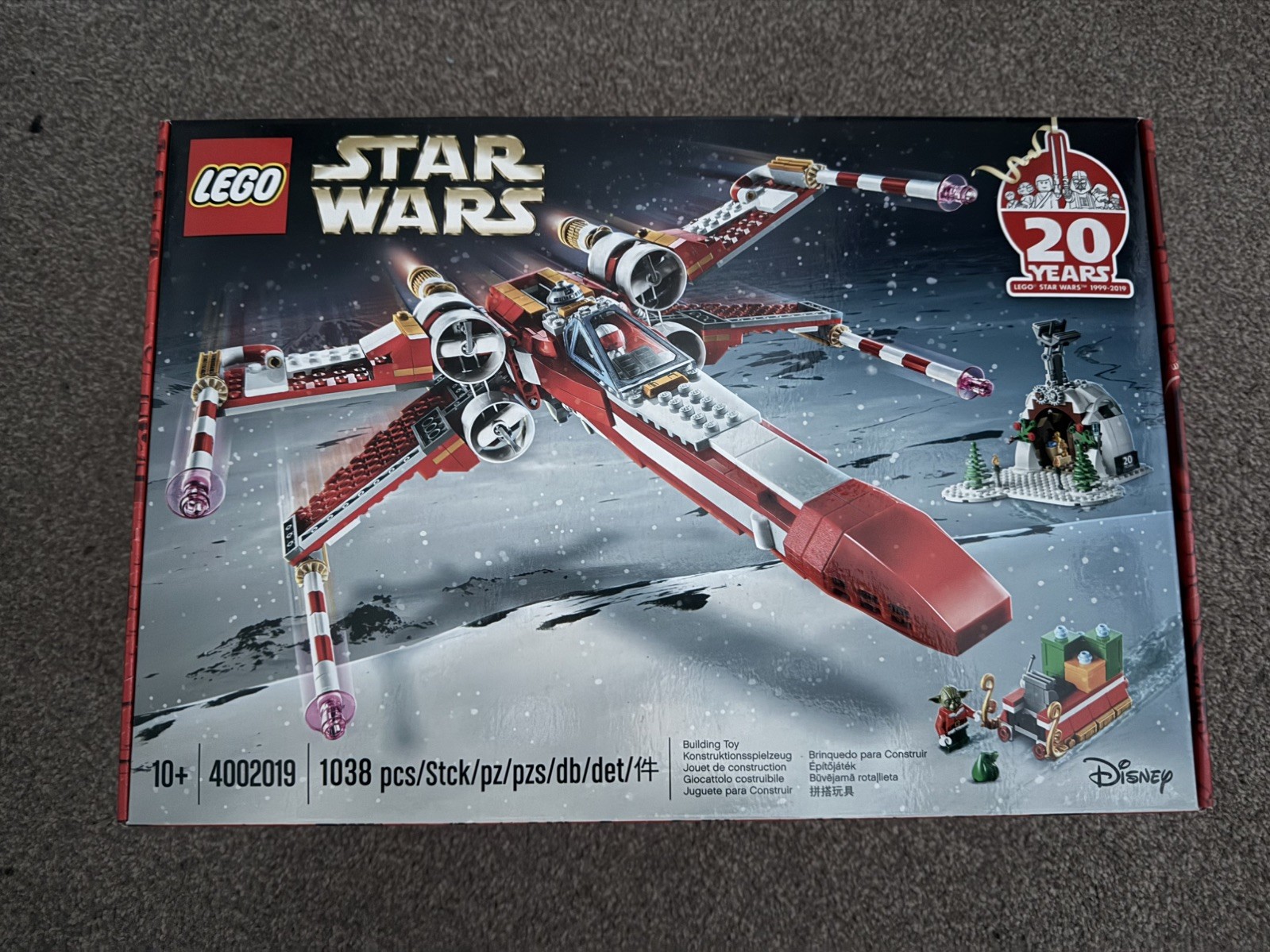 Rare LEGO Star Wars 4002019 Christmas X-Wing 20th Anniversary Employee Gift BNIB