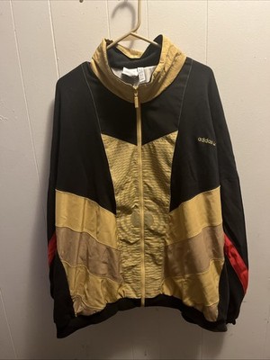 Size 2XL Mens Midwest Kids x Adidas Track Jacket MWK Black Red Tan H62574 Rare
