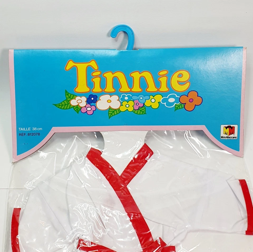 Neuf Ancien Accessoire Tenue Karaté Poupée TINNIE Raynal Miro Meccano France - Photo 2/4