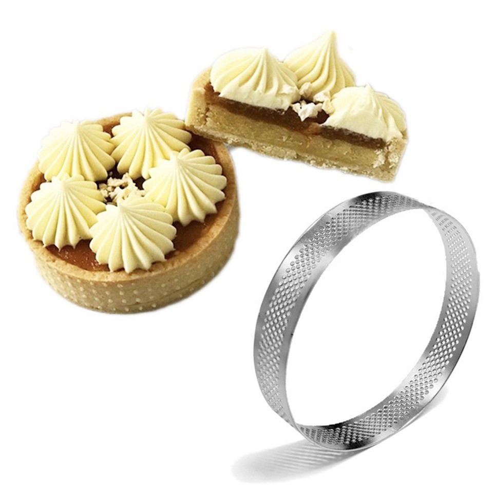 Dessert Ringe Set TAMUME Edelstahl Klee Kuchen Zinn Satz Von 3 Für Schicht Kuchen Form Mousse Ring Form Ideal Für Hochzeits Kuchen Form Und Dessert Form (Klee Kuchenform Set