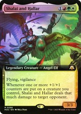 Shalai and Hallar Foil Extended Art March of the Machine NM MTG